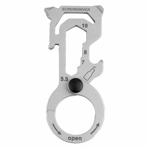 HY-KO Key Chain Multi-Tool Silver KC616