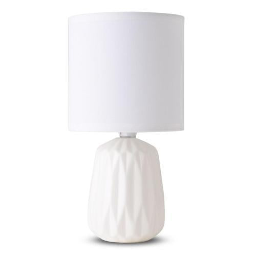 Orbit Lighting Naples Ceramic Lamp 25cm White