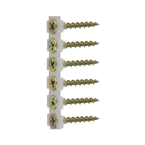 Bremick Collated Plasterboard Screws 6g X 32mm Zinc Plated Pack of 1 000
