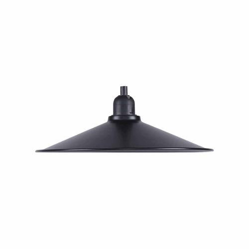 Nouveau Metal Lamp Shade 6cm Dia: 30cm Black