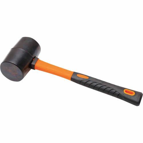Kiwi Camping Peg Mallet 265mm 90mm 55mm Black And Orange