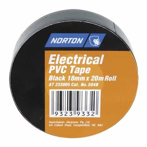 PVC Electrical Tape 18mmx20m Black