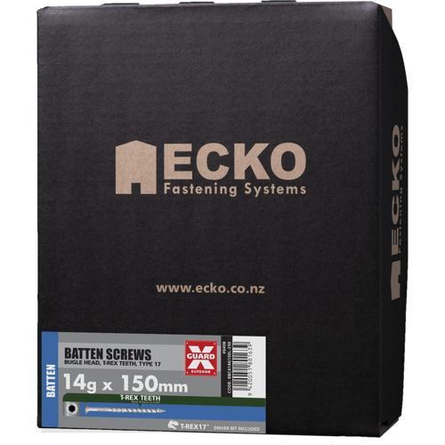 Ecko T-REX17 Batten Screws OutDoor XGuard 14g X 150mm Pack of 250