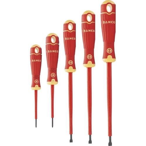 Bahco VDE Insulated Slotted And Phillips Screwdriver Set With Multi-Component