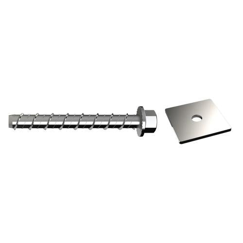 Bremick Screw Anchors - Hex 12 X 140mm Stainless Steel 316