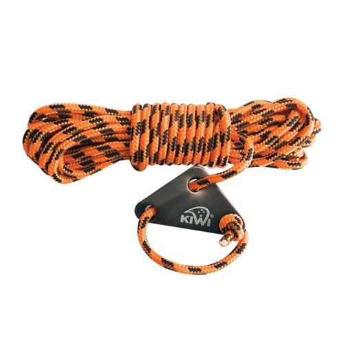 Kiwi Camping Tent Ropes With Tri-Tensioners 4mm Pack of 4 Orange