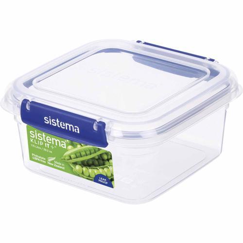 Sistema Klip It PLUS Square Container 1.15L Clear