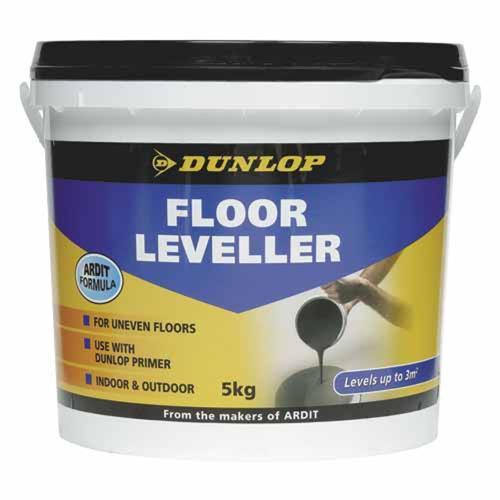 Dunlop Multipurpose Floor Leveller Compound 5kg Grey