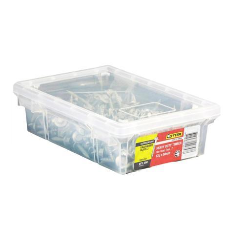 Otter Heavy Duty Timber Screws 12g X 50mm Pack of 250 Galvanised