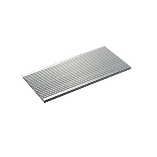 Metal Mate Aluminium Fluted Strip 60x3mm X 1m Silver