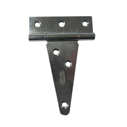 Gartner Tee Hinge With Brass Pin 100mm Zinc Plated Steel