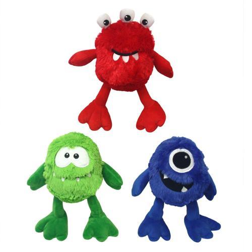 Multipet Plush Monster Dog Toy 23cm Assorted Colours