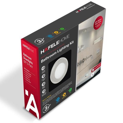 Hafele Home Loox Bathroom Lighting 12 Volt Nickel