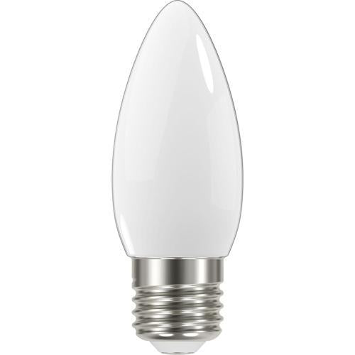 GE Lighting LED Dimmable Candle Opal Glass 5.5 Watt Warm White