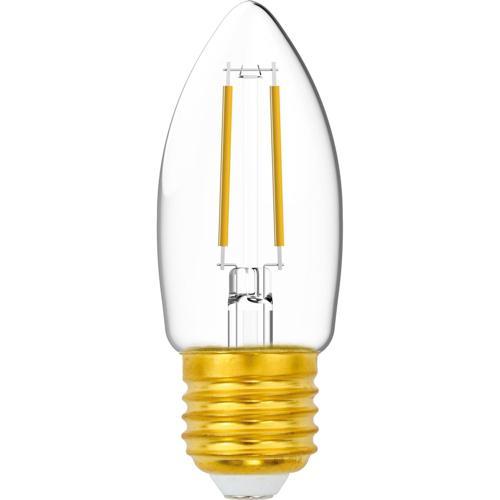 GE Lighting LED Dimmable Candle Filament 4.8 Watt Warm White 15043L