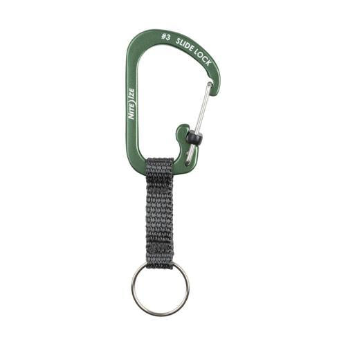 Nite Ize SlideLock Key Ring #3 Olive