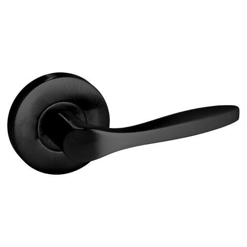 Schlage Element Carla Passage Lever Set Matte Black