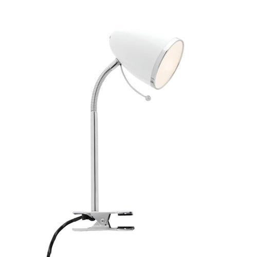 Mercator Sara Clamp Lamp 28 Watt White