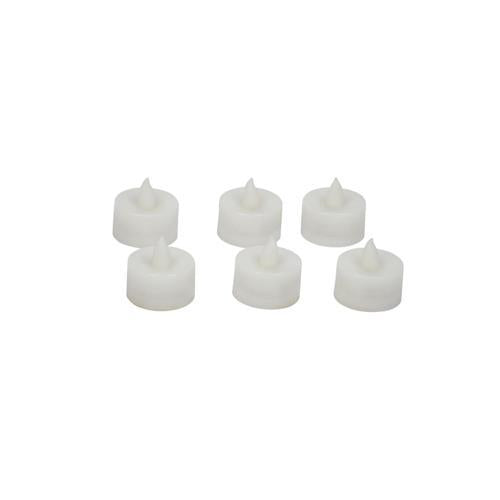 Nouveau LED Festive Tea Lights 6 Pack Warm White Pack of 6