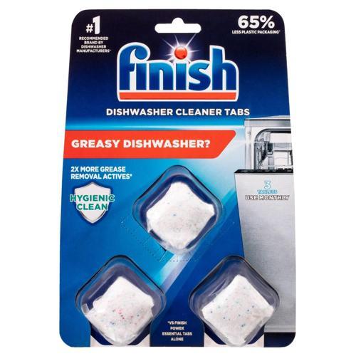 Finish Dishwasher Cleaner Tablets 3 Pack of 3