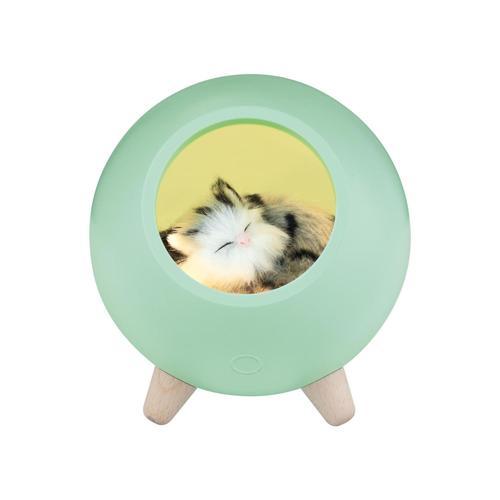 Mercator Cathy Kitten Night Light 1.2 Watt LED Green