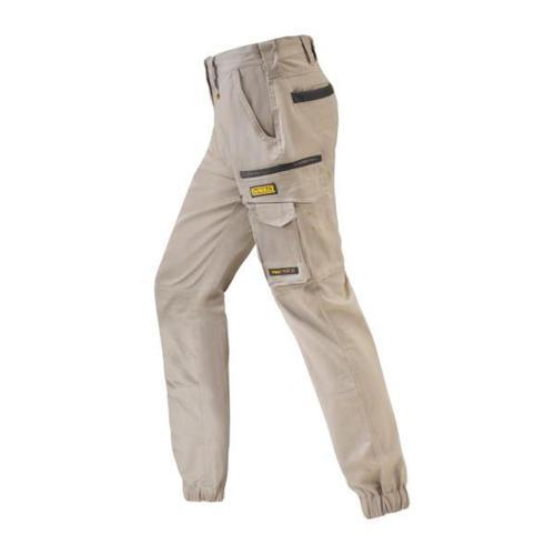 DeWALT Drumm Women's Cuff Work Trousers Size 10 Khaki