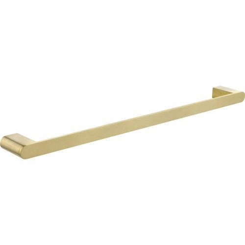 Nouveau Cinna Towel Bar Single 26mm 600mm 65mm Brushed Brass