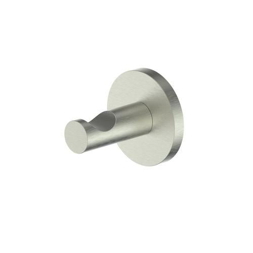 Greens Tapware Volt Robe Hook Brushed Nickel 50mm X 55mm Brushed Nickel