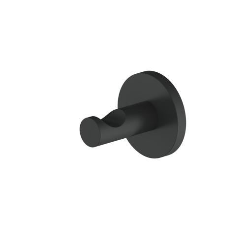Greens Tapware Volt Robe HookMatte Black 50mm X 55mm Matte Black