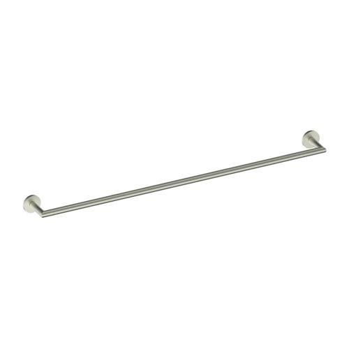 Greens Tapware Volt Single Towel Rail 600mm Brushed Nickel 50mm X 600mm Brushed