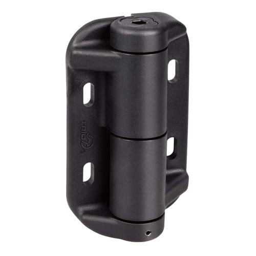 SafeAz Self-Closing Hinges Heavy Duty 108mm X 64mm Black Pack of 2 DPH200