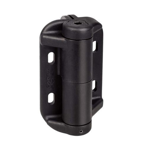 SafeAz Self-Closing Hinges Heavy Duty 108mm X 64mm Black Pack of 2 DPH210