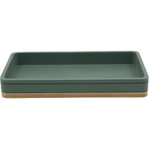 Nouveau Bridget Polyresin Tray 225mm 30mm 125mm Green