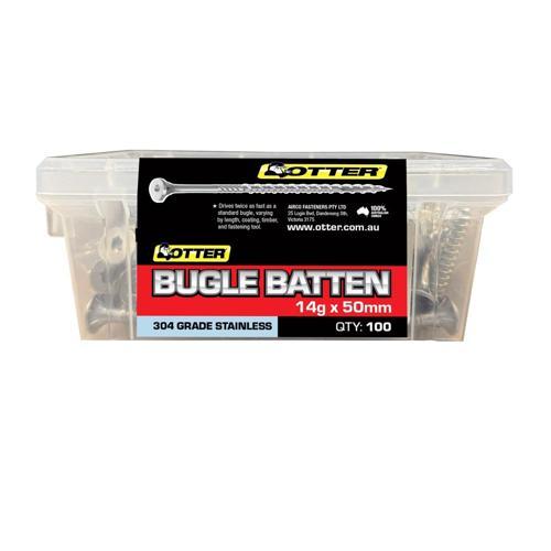 Screw Batten Timber 14X50 SS304 100PK