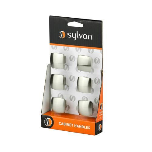 Sylvan Portsley Cabinet Knobs 31 X 31mm Satin Nickel Finish Pack of 6