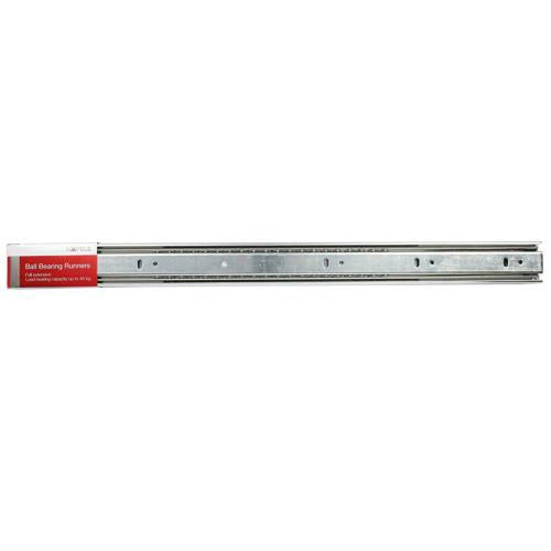 Hafele Ball Bearing Drawer Runner 550mm Silver 494.04.027