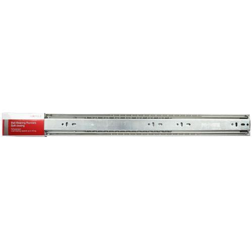 Hafele Ball Bearing Drawer Runner 550mm Silver 494.04.037