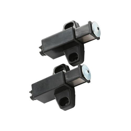 Hafele Magnetic Push Catch Black Pack of 2
