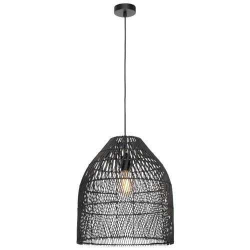 Mercator Sawyer Rattan Pendant 40cm Black