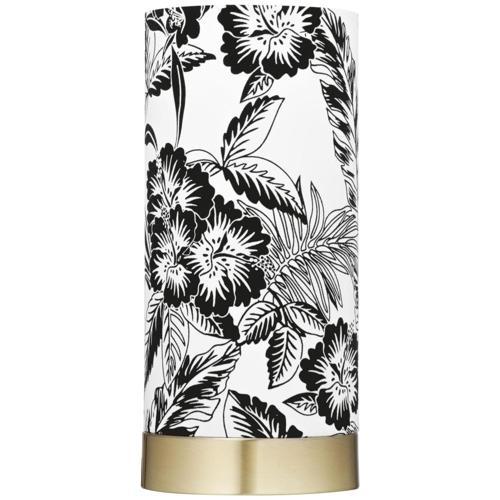 Mercator Bahama Table Lamp 43cm Black And White
