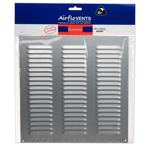 Airflo Louvre Vent 300 X 300mm Silver