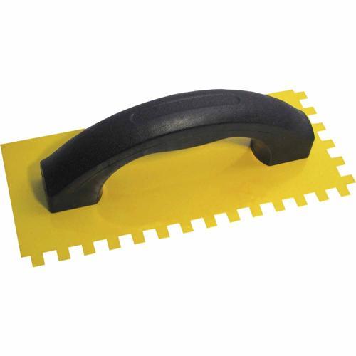 QEP Adhesive Trowel Square Notch Steel 8mm Yellow & Black