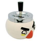 Ceramic Ashtray White Bird Aztec