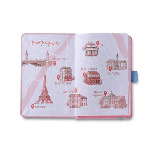 Sheaffer Emily in Paris Small Notebook Pink Eiffel Tower 90gsm