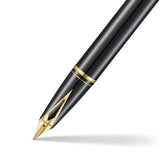 Sheaffer Legacy Fine Fountain Pen Black Chrome 14K Gold Trim