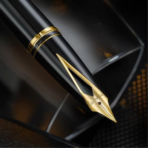 Sheaffer Legacy Fine Fountain Pen Black Chrome 14K Gold Trim