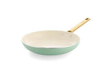 GreenPan Padova 2 Piece PFAS Free Frypan 26/30cm Mint