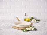 GreenPan Padova PFAS Free 28cm Open Frypan Cream