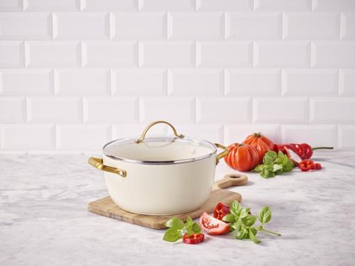 GreenPan Padova PFAS Free Casserole 24cm/4.71L Cream
