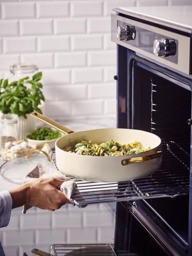 GreenPan Padova PFAS Free Saute Pan 28cm/3.6L Cream